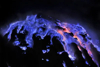 Fiamme Blu del Kawah Ijen