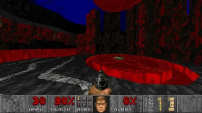 Nivel secreto de Doom con mapas militares reales