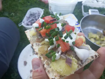 Surströmming i krakersy