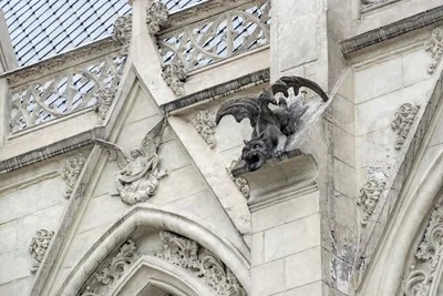 Wasserspeier, die Kathedralen bewachen