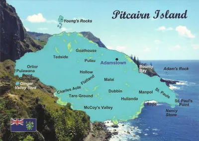 Wyspa Pitcairn, Ocean Spokojny