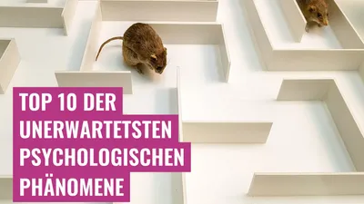 Top 10 der unerwartetsten psychologischen Phänomene
