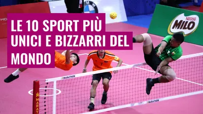 Le 10 Sport più Unici e Bizzarri del Mondo
