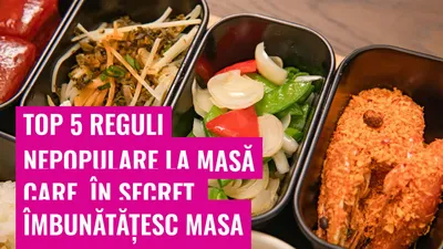 Top 5 reguli nepopulare la masă care, în secret, îmbunătățesc masa
